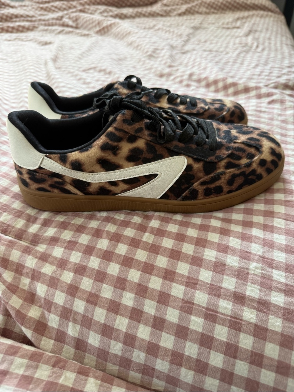 Steve Madden Leopard Print Low-Top Sneakers